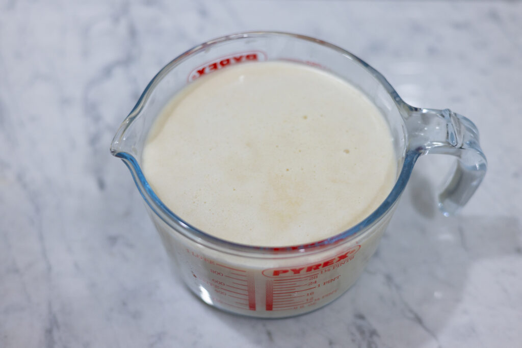 Homemade oat milk creamer