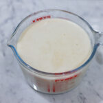 Homemade oat milk creamer