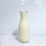 Homemade oat milk creamer