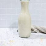 Homemade oat milk creamer