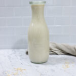 Homemade oat milk creamer