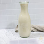 Homemade oat milk creamer