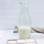 Homemade oat milk creamer