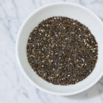 In this photo, you can see chia seeds