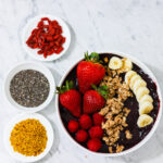 In this photo, you can see an açai bowl