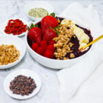 In this photo, you can see an açai bowl