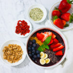 In this photo, you can see an açai bowl