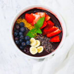 In this photo, you can see an açai bowl