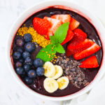 In this photo, you can see an açai bowl