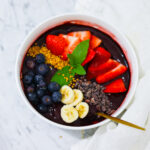 In this photo, you can see an açai bowl