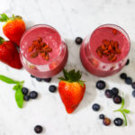 Strawberry Blueberry Banana Smoothie