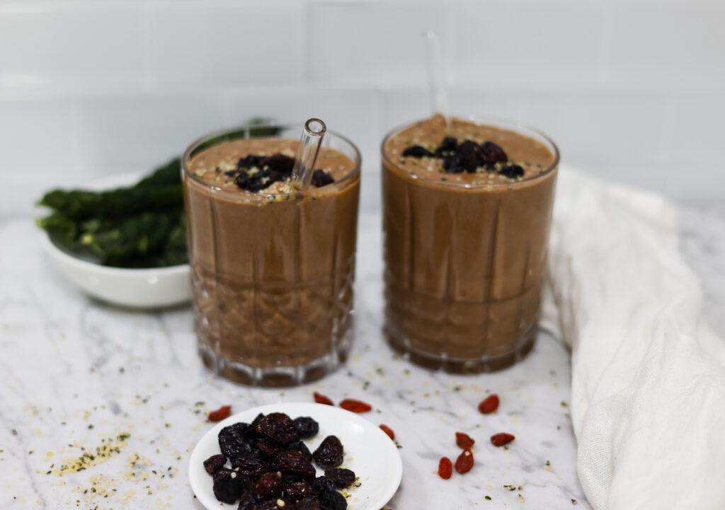 Cherry Kale Smoothie - The Fierce Lifestyle