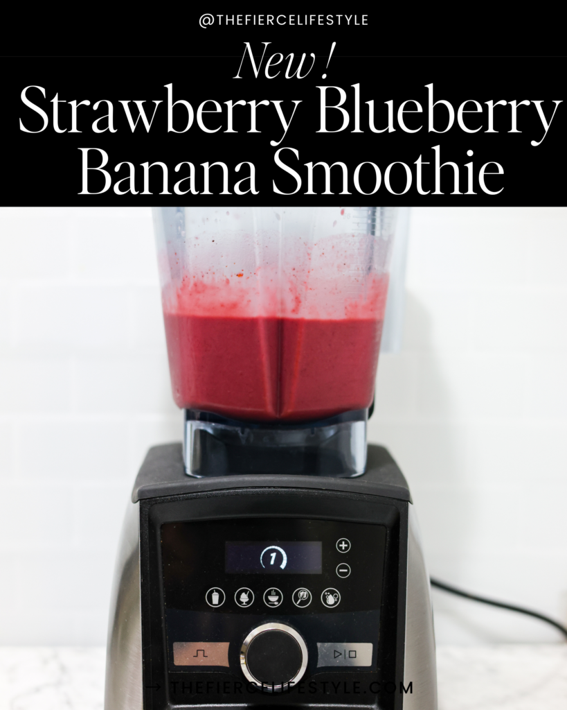 Strawberry Blueberry Banana Smoothie