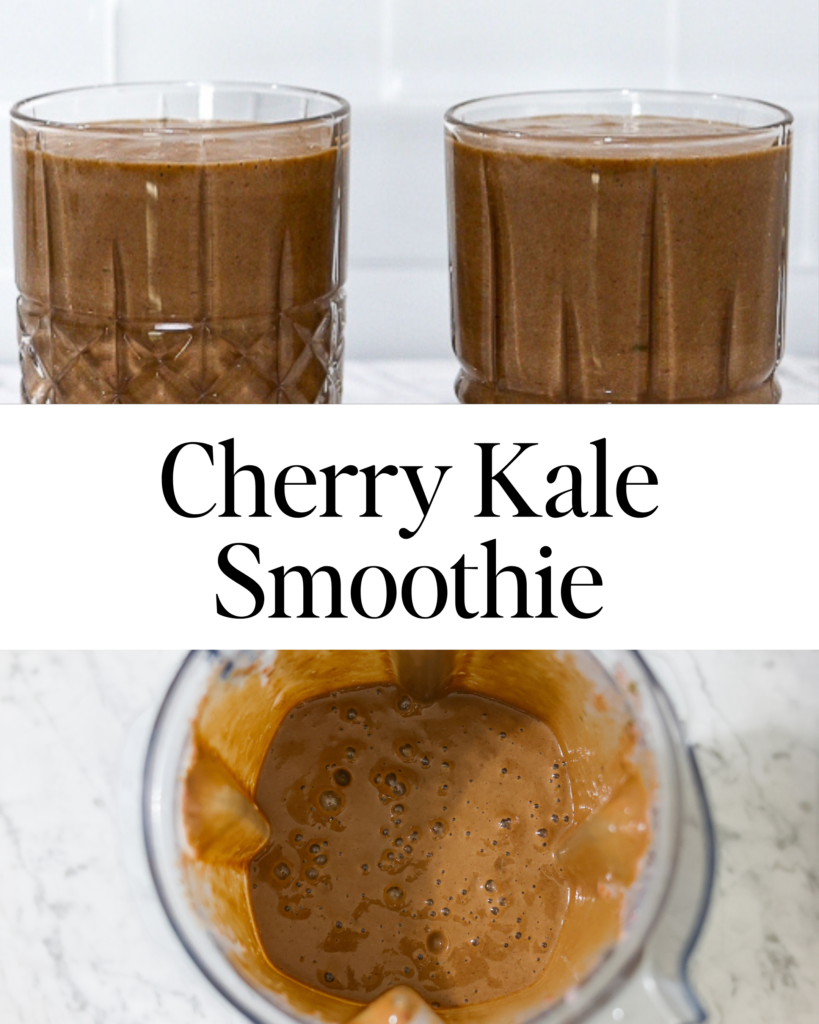 Cherry Kale Smoothie