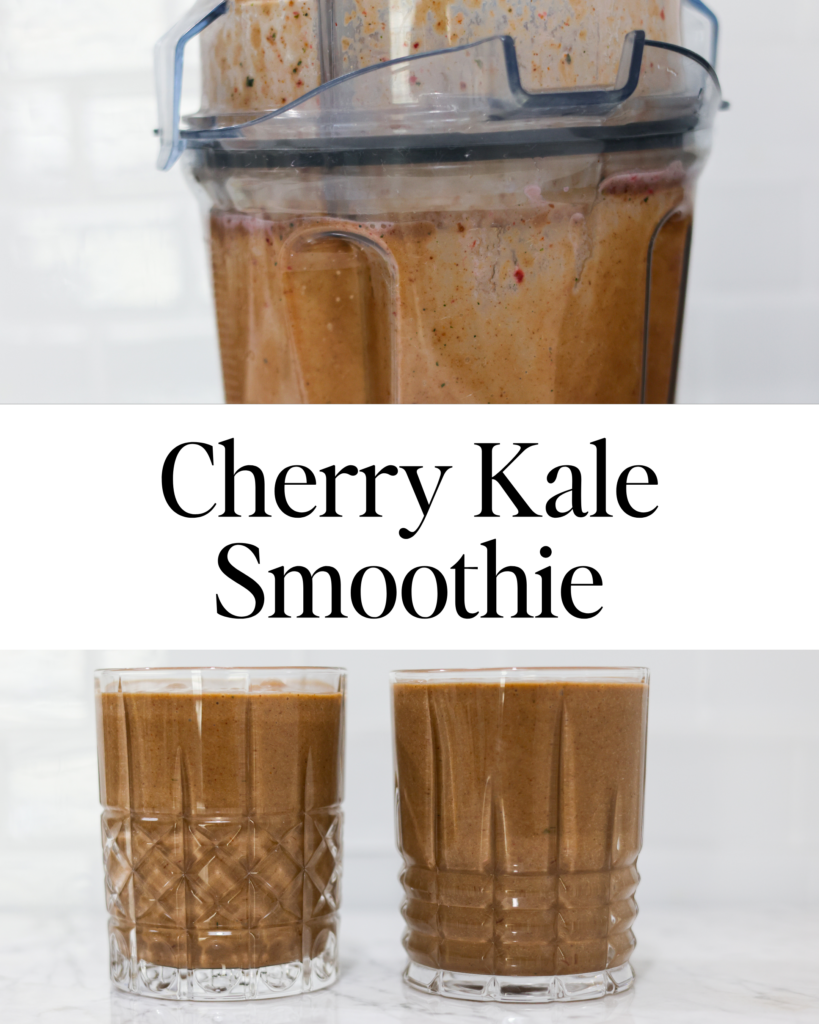 Cherry Kale Smoothie