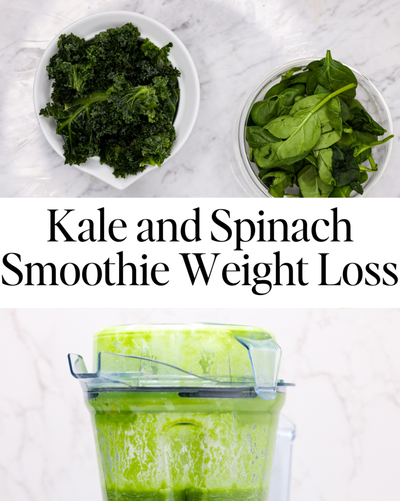 Kale and Spinach Smoothie Weight Loss