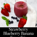 Sip Your Way to a Happy Morning with Our Strawberry Blueberry Banana Smoothie! Kickstart your day with a bang by indulging in our mouth-watering Strawberry Blueberry Banana Smoothie 😋! This delightful blend of fresh fruits, packed with vitamins, makes for the perfect morning energizer 🌞. Experience the perfect symphony of flavors with our simple yet delicious Vitamix recipe. What are you waiting for? Start your day energized with this power-packed beverage! Recipe: https://thefiercelifestyle.com/strawberry-blueberry-banana-smoothie/