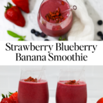 Sip Your Way to a Happy Morning with Our Strawberry Blueberry Banana Smoothie! Kickstart your day with a bang by indulging in our mouth-watering Strawberry Blueberry Banana Smoothie 😋! This delightful blend of fresh fruits, packed with vitamins, makes for the perfect morning energizer 🌞. Experience the perfect symphony of flavors with our simple yet delicious Vitamix recipe. What are you waiting for? Start your day energized with this power-packed beverage! Recipe: https://thefiercelifestyle.com/strawberry-blueberry-banana-smoothie/