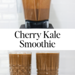 Cherry Kale Smoothie