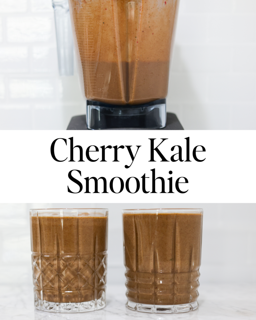 Cherry Kale Smoothie