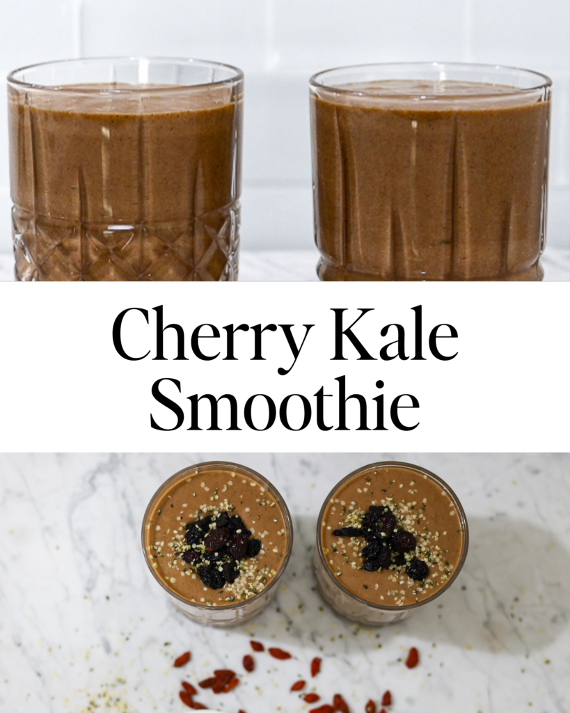 Cherry Kale Smoothie