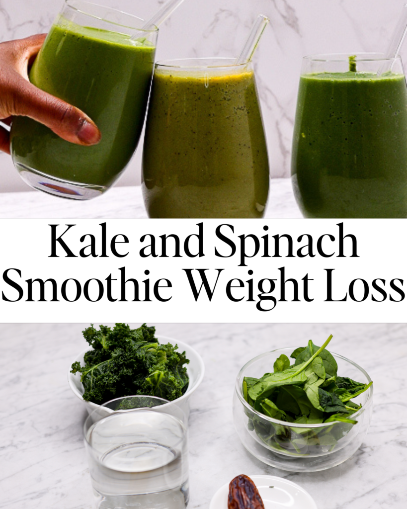 Kale and Spinach Smoothie Weight Loss