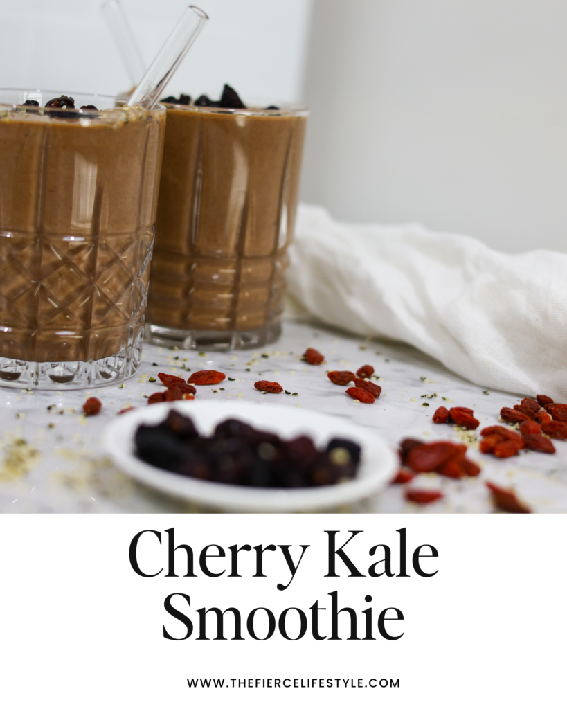 Cherry Kale Smoothie