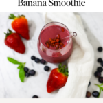 Strawberry Blueberry Banana Smoothie