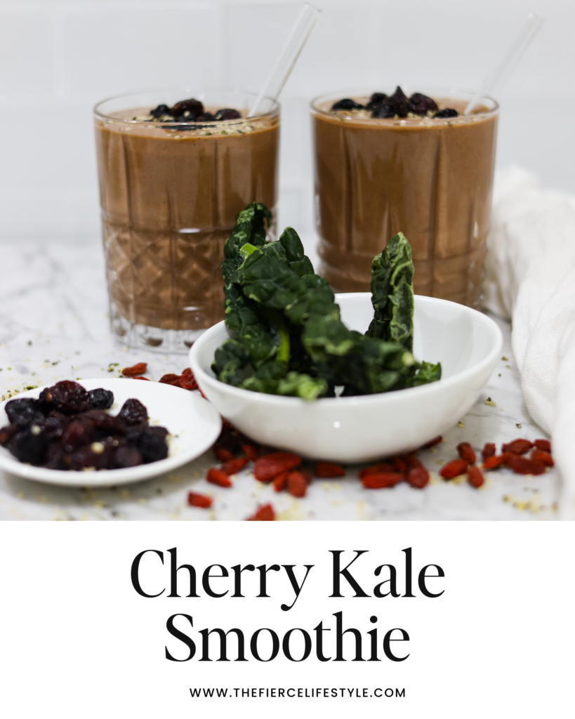 Cherry Kale Smoothie