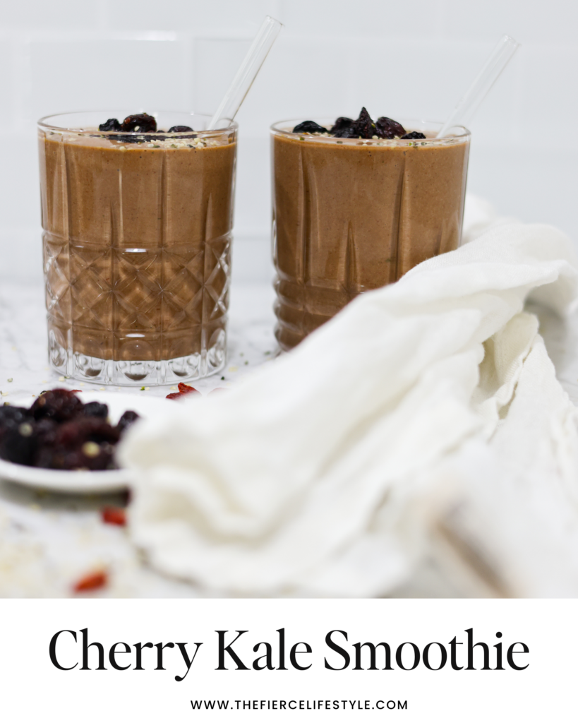 Cherry Kale Smoothie