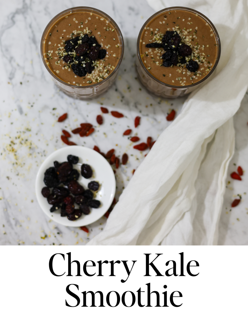 Cherry Kale Smoothie