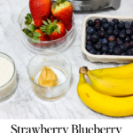 Strawberry Blueberry Banana Smoothie