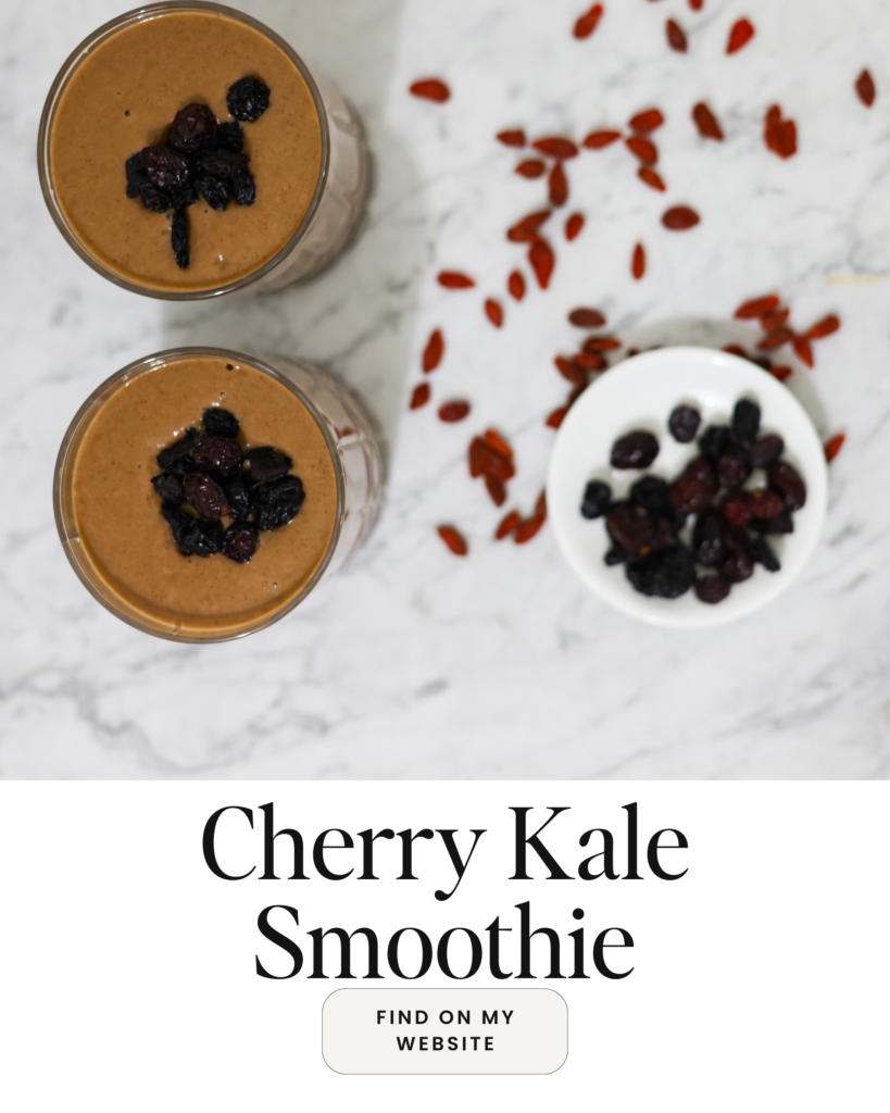 Cherry Kale Smoothie