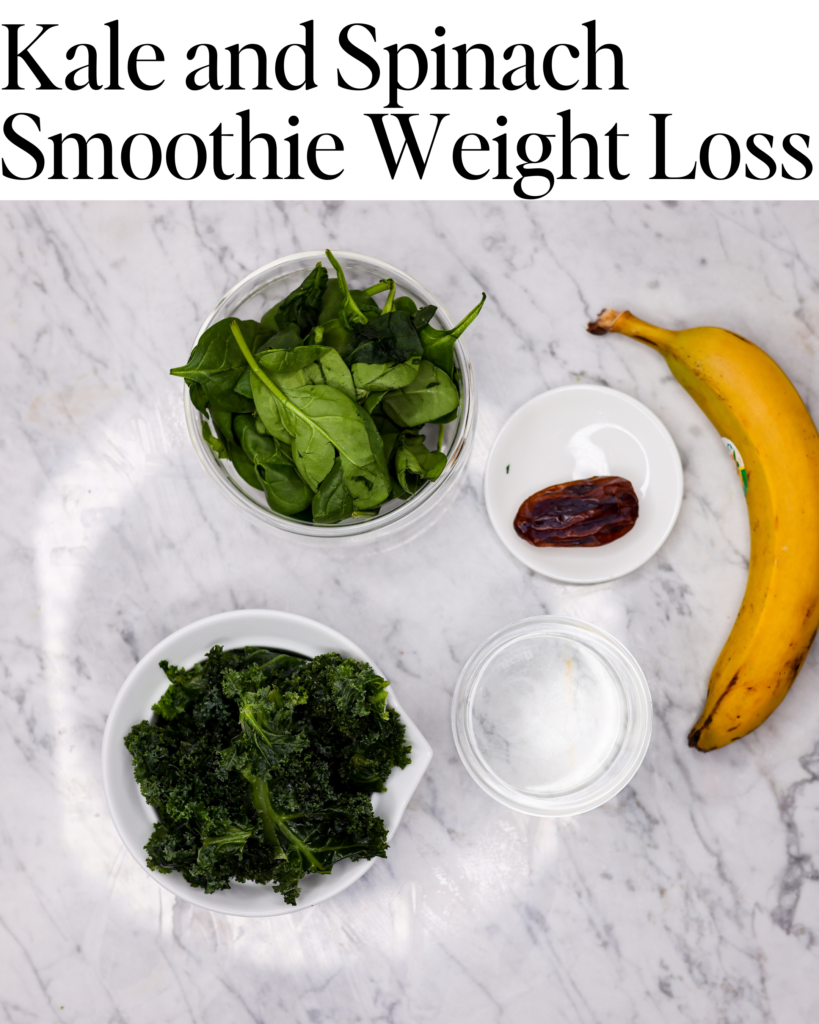 Kale and Spinach Smoothie Weight Loss