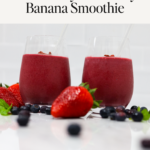 Strawberry Blueberry Banana Smoothie