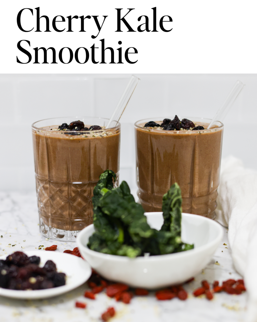 Cherry Kale Smoothie