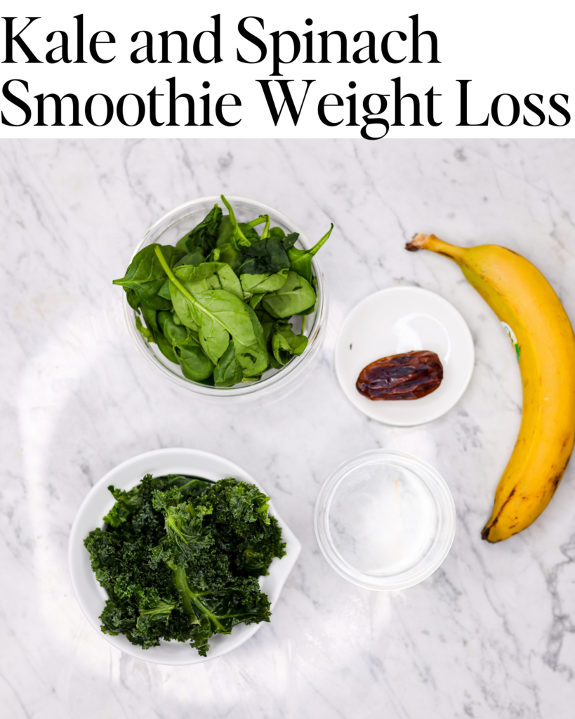 Kale and Spinach Smoothie Weight Loss