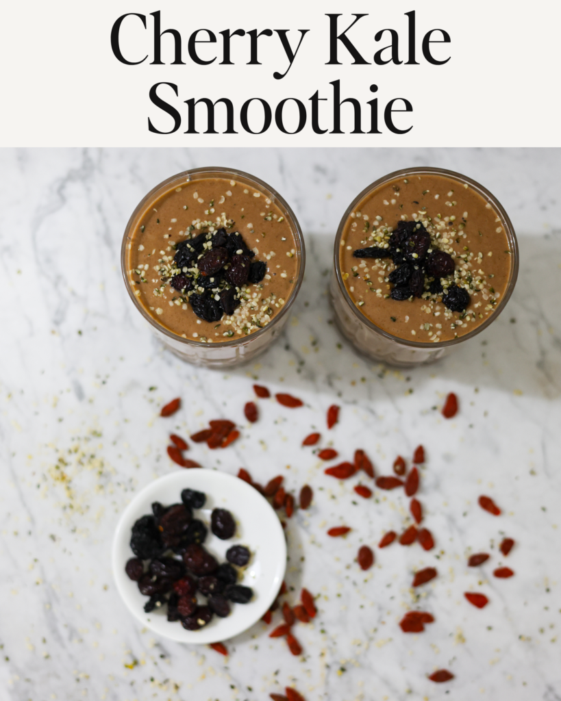 Cherry Kale Smoothie