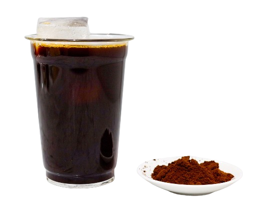 In this picture you can see a Cold-Brewed Coffee vs. Iced Coffee