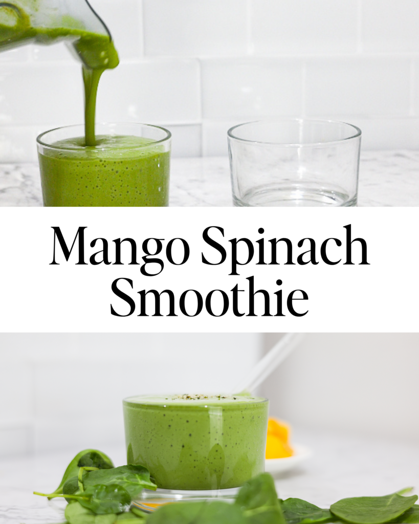 Mango Spinach Smoothie