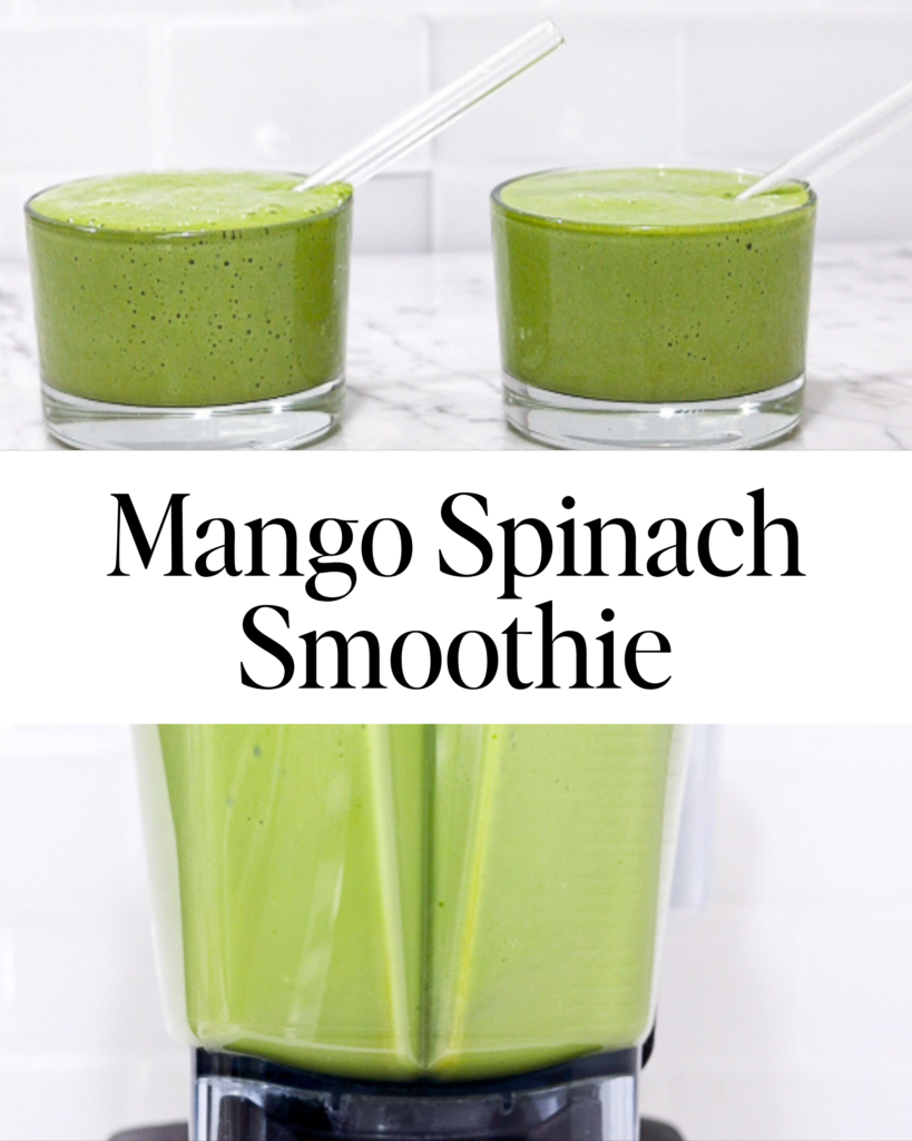 Mango Spinach Smoothie