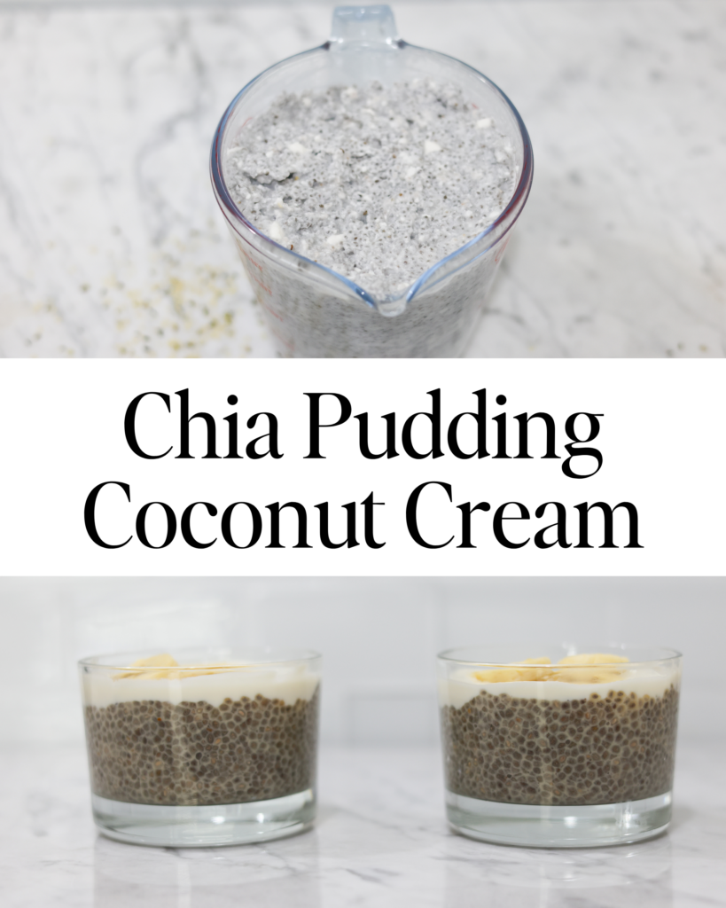 Chia Pudding Coconut Cream