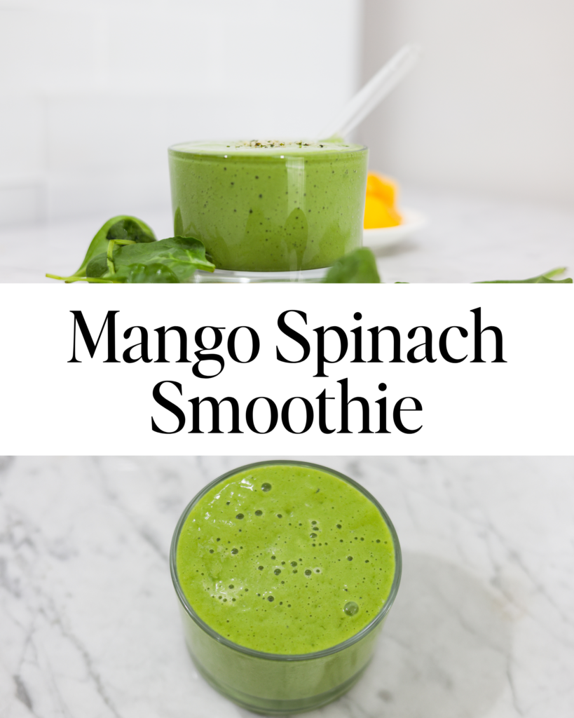 Mango Spinach Smoothie