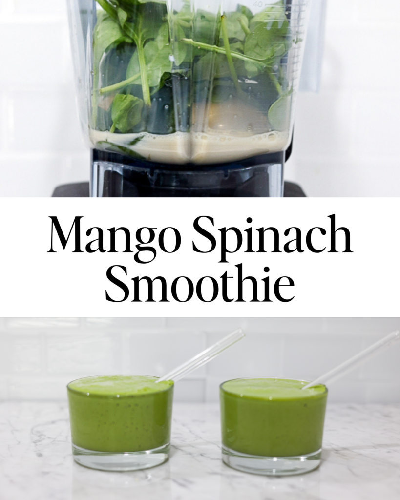 Mango Spinach Smoothie