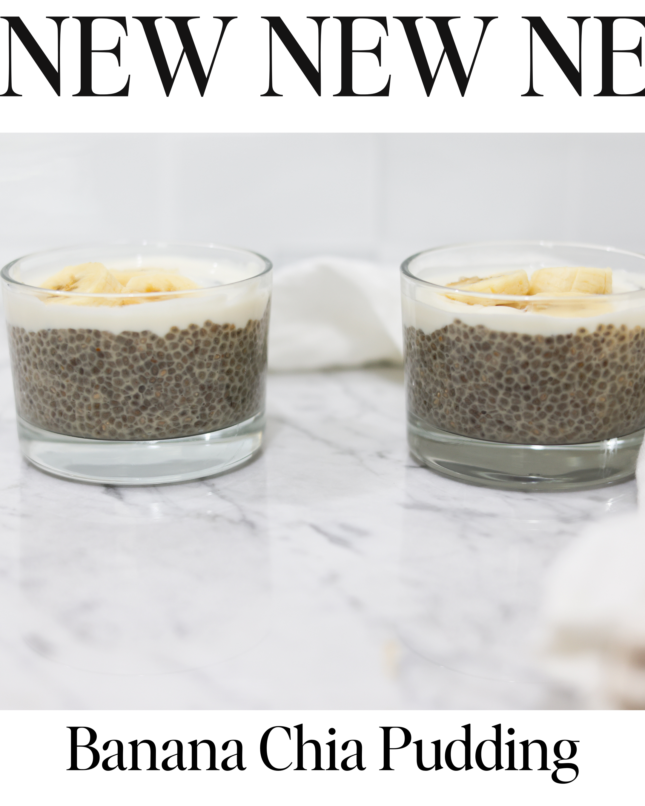 Banana Chia Pudding