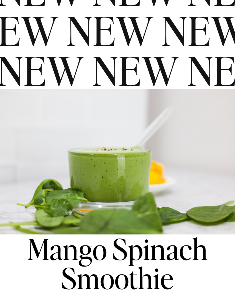 Mango Spinach Smoothie