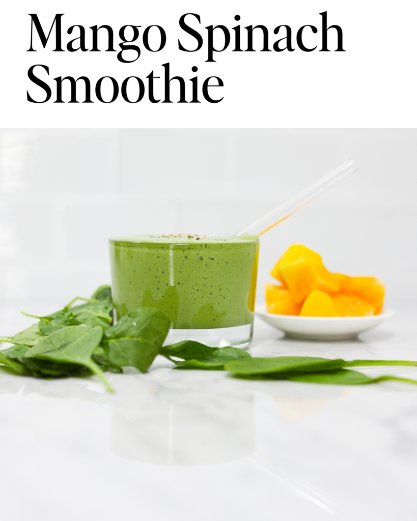 Mango Spinach Smoothie