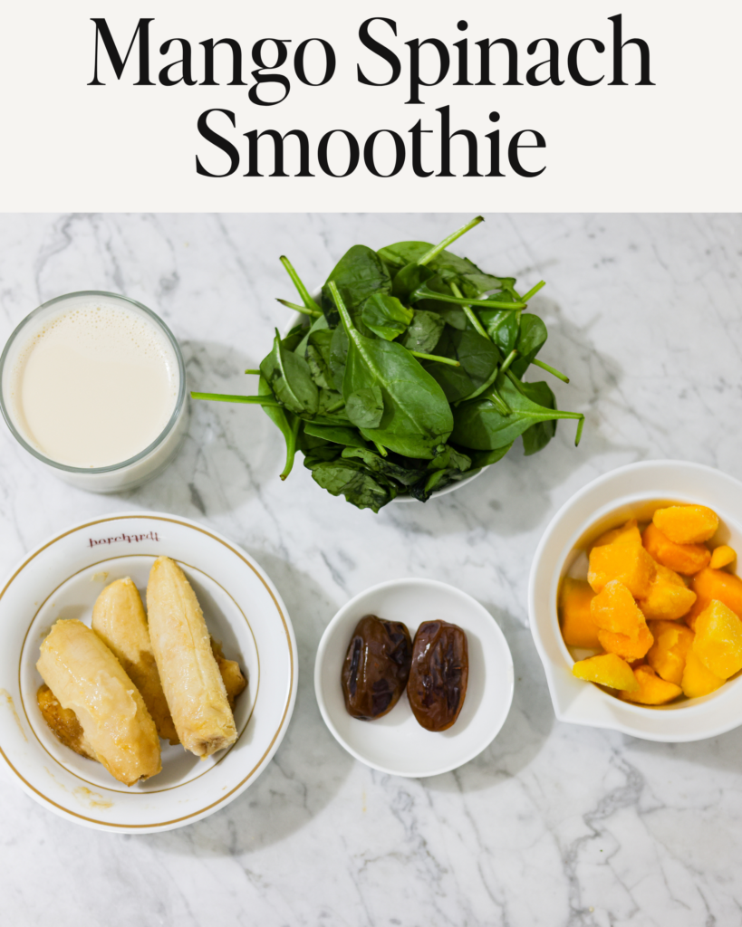 Mango Spinach Smoothie