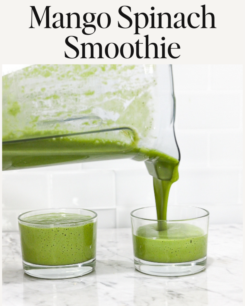 Mango Spinach Smoothie