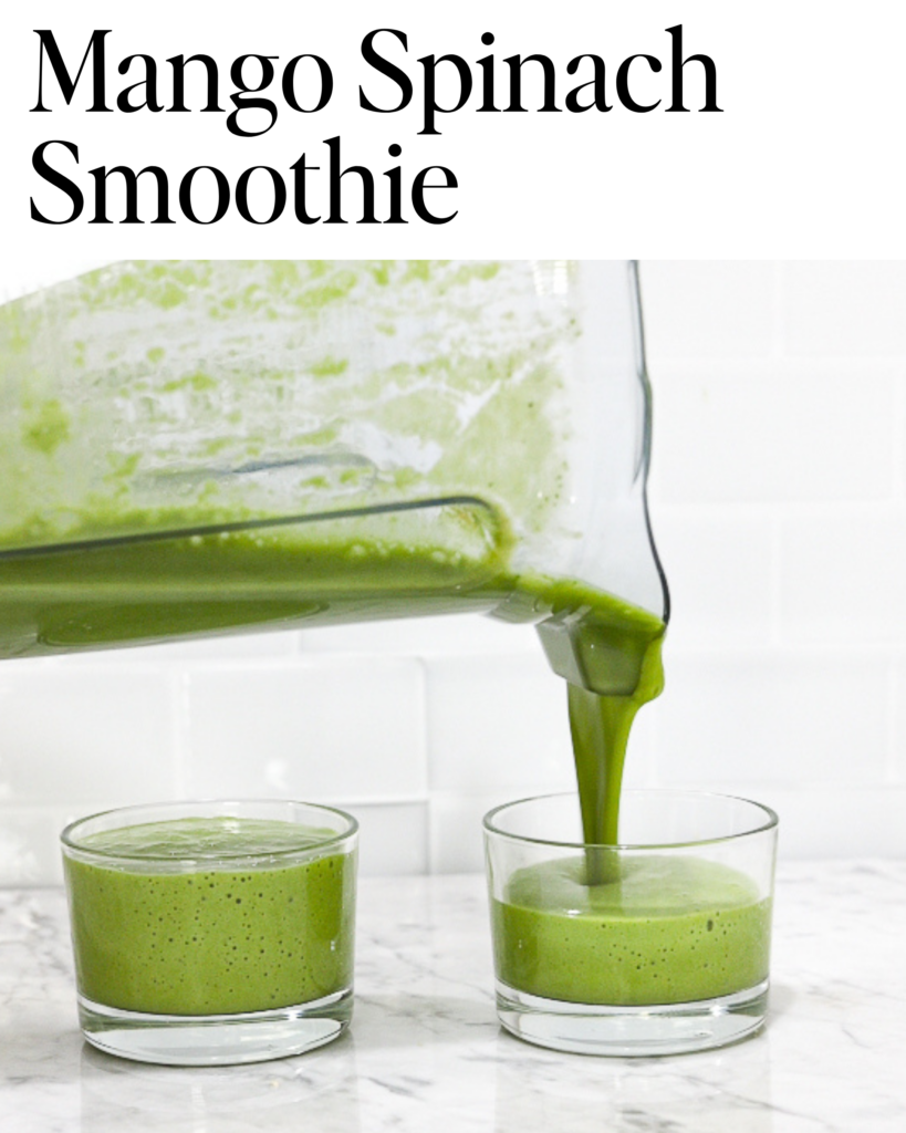 Mango Spinach Smoothie